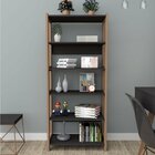 Conjunto Armário Com Estante Alta Decorativa Appunto