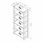 Conjunto Armário Com Estante Alta Decorativa Appunto