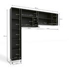 Conjunto Armário De Cozinha 2 40m 4pc Linha Geometric Cj43014