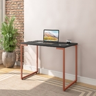 Conjunto Armario E Escrivaninha Bert Preto Cobre