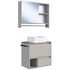 Conjunto Armario E Gabinete Com Cuba 60cm Proddy