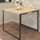 Conjunto Armário E Mesa Neli Natura Preto