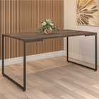 Conjunto Armário E Mesa Ness Castanho Preto