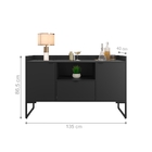 Conjunto Armário E Mesa Sandra Preto