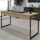 Conjunto Armario Fechado E Mesa 1.5 Noc Natura Preto