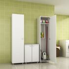 Conjunto Armário Multiuso 03 Pç Cj18-008 Tecnomóbili - Branco