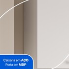 Conjunto Armário Multiuso Para Lavanderia Duo 3 Peças Branco