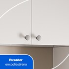 Conjunto Armário Multiuso Para Lavanderia Duo 3 Peças Branco
