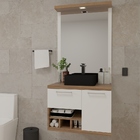 Conjunto Armário Para Banheiro Nápolis Champagne