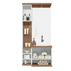 Conjunto Armario Para Banheiro Turim Amendoa