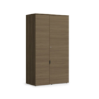 Conjunto Armário Para Escritório 2 Portas Alto Mais Mesa Para