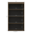 Conjunto Armário Para Escritório 2 Portas Alto Mais Mesa Para