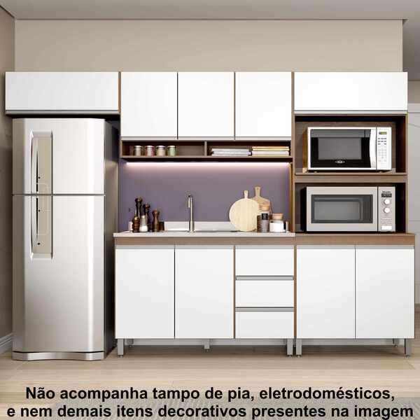 Conjunto Armários De Cozinha Modulada 4 Peças 2 80m Cj30-007