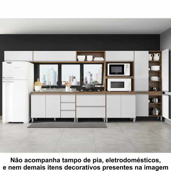 Conjunto Armários De Cozinha Modulada 7 Peças 4 40m Cj30-005