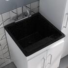 Conjunto Armários De Lavanderia Com Gabinete E Tanque 45l Mul