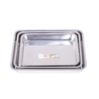 Conjunto Assadeiras Altas Alumínio 3 Peças - Polida