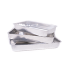 Conjunto Assadeiras Altas Alumínio 3 Peças - Polida