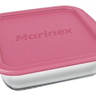 Conjunto Assadeiras De Vidro Com Tampa Marinex 02 Peças