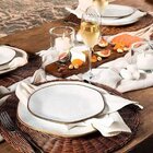 Conjunto Baixela 02 Peças De Porcelana Ryo Maresia Oxford