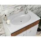 Conjunto Balcão  Montado P/ Banheiro C/ Espelho Palermo 55 No