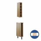 Conjunto Balcão Armário Adega Multiuso Organizador Cozinha 2