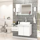 Conjunto Balcão C/cuba Aria 41 E Espelheira Legno 830