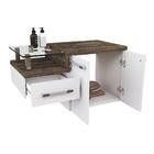 Conjunto Balcão C/cuba Aria 41 E Espelheira Legno 830