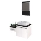 Conjunto Balcão C/cuba Aria 41 E Espelheira Legno 831