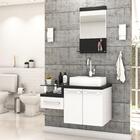 Conjunto Balcão C/cuba Aria 41 E Espelheira Legno 831