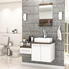 Conjunto Balcão C/cuba Aria 41 E Espelheira Legno 831