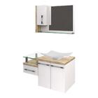 Conjunto Balcão C/cuba F44 E Espelheira Legno 830