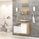 Conjunto Balcão C/cuba L38 E Espelheira Legno 651