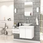 Conjunto Balcão C/cuba L38 E Espelheira Legno 831