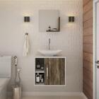 Conjunto Balcão C/cuba L38 E Espelheira Soft 500