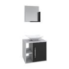 Conjunto Balcão C/cuba L38 E Espelheira Soft 500