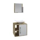 Conjunto Balcão C/cuba L38 E Espelheira Soft 500