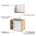 Conjunto Balcão C/cuba L38 E Espelheira Soft 600