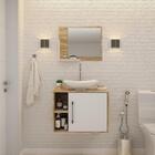 Conjunto Balcão C/cuba L38 E Espelheira Soft 600