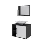 Conjunto Balcão C/cuba L38 E Espelheira Soft 600