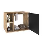 Conjunto Balcão C/cuba L38 E Espelheira Soft 600