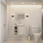 Conjunto Balcão C/cuba L38 E Espelheira Soft 600