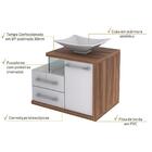 Conjunto Balcão C/cuba L38 Legno 650