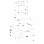 Conjunto Balcão C/cuba Q32 E Espelheira Legno 631