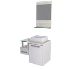 Conjunto Balcão C/cuba Q32 E Espelheira Legno 631