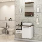 Conjunto Balcão C/cuba Q32 E Espelheira Legno 631