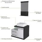 Conjunto Balcão C/cuba Q32 E Espelheira Legno 651