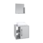 Conjunto Balcão C/cuba Q32 E Espelheira Soft 500