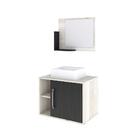 Conjunto Balcão C/cuba Q32 E Espelheira Soft 600