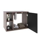 Conjunto Balcão C/cuba Q32 E Espelheira Soft 600