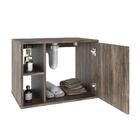 Conjunto Balcão C/cuba Q32 E Espelheira Soft 600